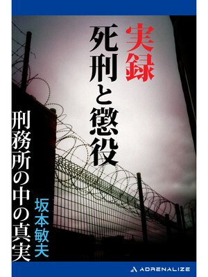 cover image of 実録死刑と懲役　刑務所の中の真実